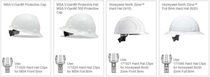 Hard Hat Clips for HMT Series (3 Pair Pack)